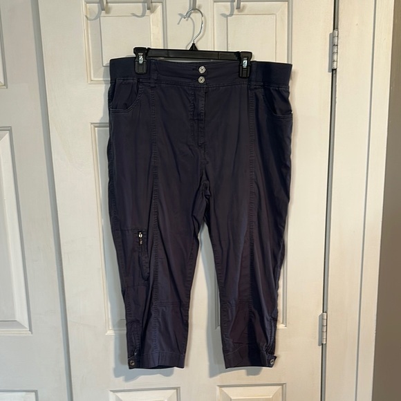 Collection L Navy Capri size 16 - Picture 1 of 6